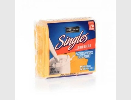 Heritage Singles American Cheese Slices 226g