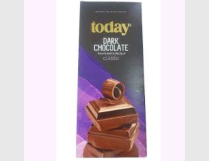 شوكولاتة حليب كلاسيك 150 جرام today chocolate