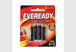 Eveready Super Heavy Duty Battery AAA 4 pieces + 2 Free