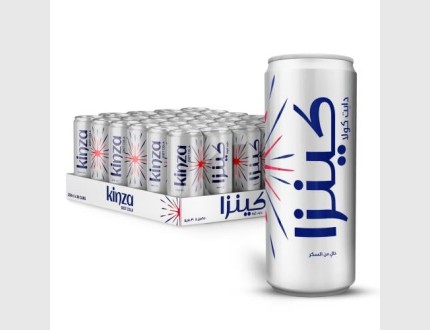 كينزا دايت كولا - كرتون 250 مل * 30 Kinza Diet Cola CSD - 250ml x 30 Pcs