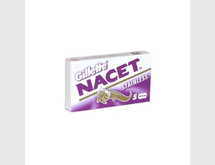 Gillette Nacet Dual Blade Razor Blades 5 Blades