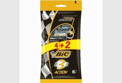 BIC SHAVE 3 ACTION 4+2