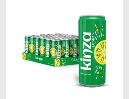 كينزا ليمون - كرتون 250 مل * 30 Kinza Lemon CSD - 250ml x 30 Pcs