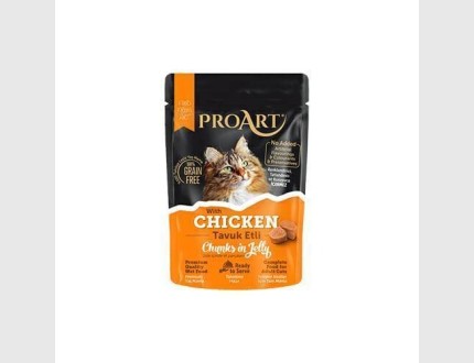 ProArt® Adult Cat Wet Food Pouch Chicken with Jelly 85g