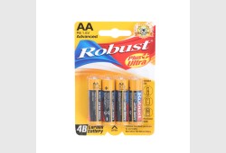 بطاريات Robust AA 1.5V عدد 4