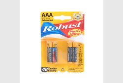 بطاريات Robust AAA 1.5V عدد 4