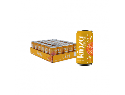 كينزا برتقال - كرتون 185 مل * 30 Kinza Orange CSD - 185ml x 30 Pcs