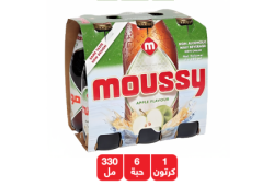 موسى شراب الشعير بنكهة التفاح - 6 × 330 مل