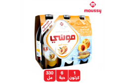 موسي شراب الشعير بنكهة الخوخ - 6 × 330 مل
