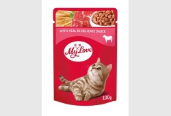 My Love Wet Cat Food with Meat 100g