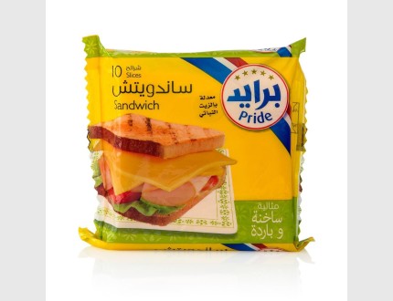 جبنة برايد شرائح ساندويش 200 غم
