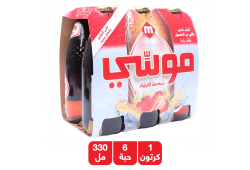 موسى شراب الشعير بنكهة الفراولة - 6 × 330 مل