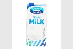 حليب السعوديه كامل الدسم 1 لتر